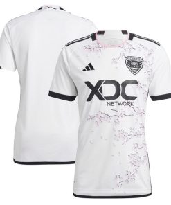 D.C. United adidas 2024 The Cherry Blossom Kit Replica Jersey - White