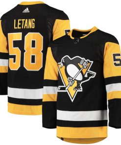 Kris Letang Pittsburgh Penguins adidas Home Primegreen Authentic Player Jersey - Black