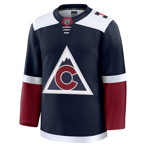 Colorado Avalanche Alternate Premium Jersey - Navy/White/Burgundy - Image 2