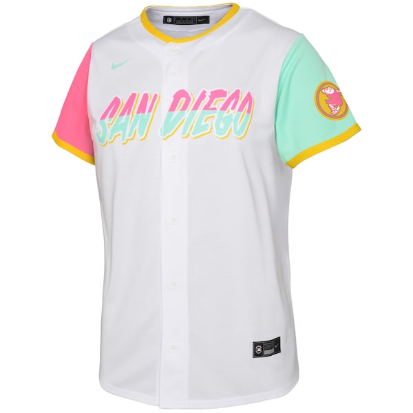 Fernando Tatis Jr. San Diego Padres Nike Toddler 2022 City Connect Replica Player Jersey - White - Image 2