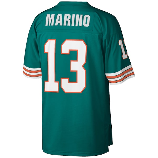 Dan Marino Miami Dolphins Big & Tall 1984 Retired Player Replica Jersey - Aqua - Image 5