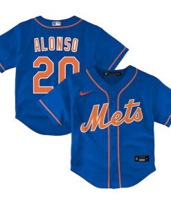 Pete Alonso New York Mets Nike Toddler Alternate Replica Player Jersey - Royal/White