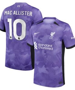 Alexis Mac Allister Liverpool Nike 2023/24 Third Stadium Replica Player Jersey - Purple