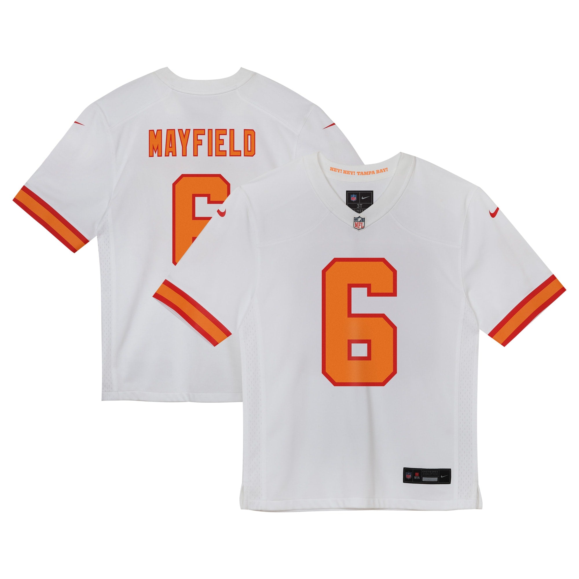 Baker Mayfield Tampa Bay Buccaneers Nike Toddler Alternate Game Jersey - Orange/White/Red - Image 6