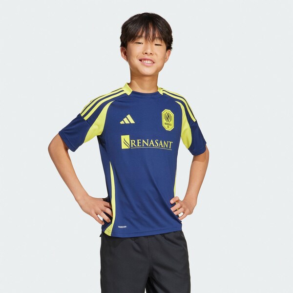 Nashville SC adidas Youth 2025 The Heart of Nashville Kit Replica Jersey - Navy - Image 6