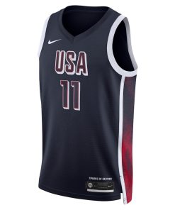 Alternative view of Joel Embiid Unisex Nike Men's USA Basketball 2024 Swingman Player Jersey - Navy