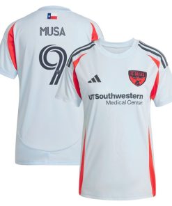 Petar Musa FC Dallas adidas Women's 2025 The Inferno Kit Replica Player Jersey - Light Blue