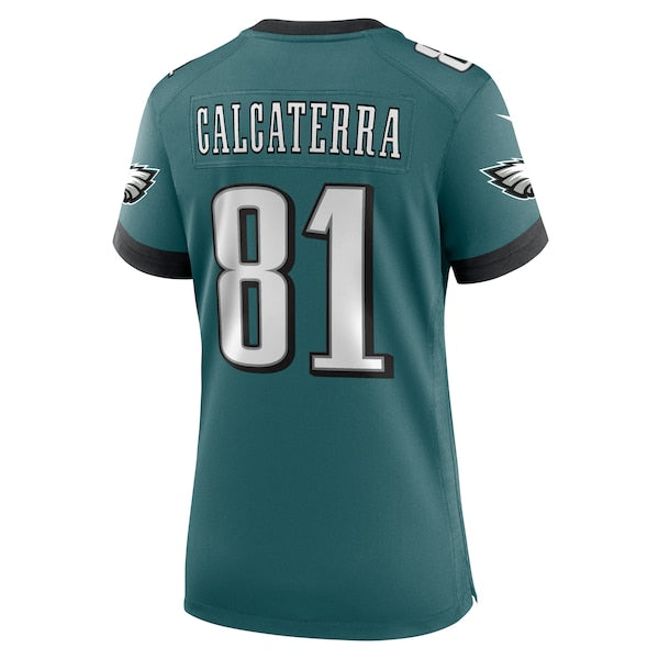 Grant Calcaterra Philadelphia Eagles Nike Women's Team Game Jersey - Midnight Green - Image 3
