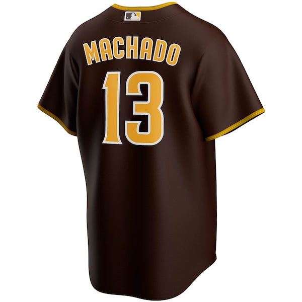 Manny Machado San Diego Padres Nike Alternate Replica Player Jersey - Brown - Image 3
