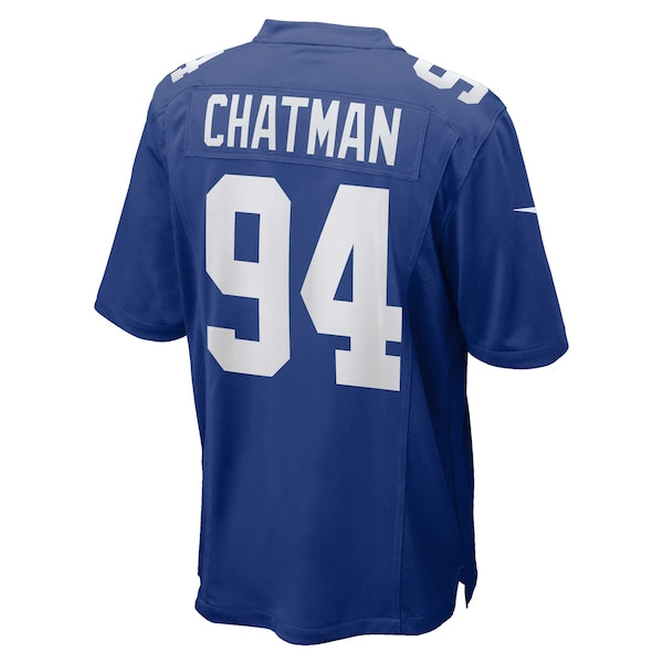 Elijah Chatman New York Giants Nike Team Game Jersey - Royal - Image 3