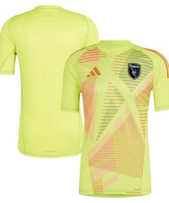 San Jose Earthquakes adidas 2024 Goalkeeper Jersey - Yellow