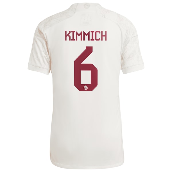 Joshua Kimmich Bayern Munich adidas 2023/24 Third Replica Jersey - White - Image 3
