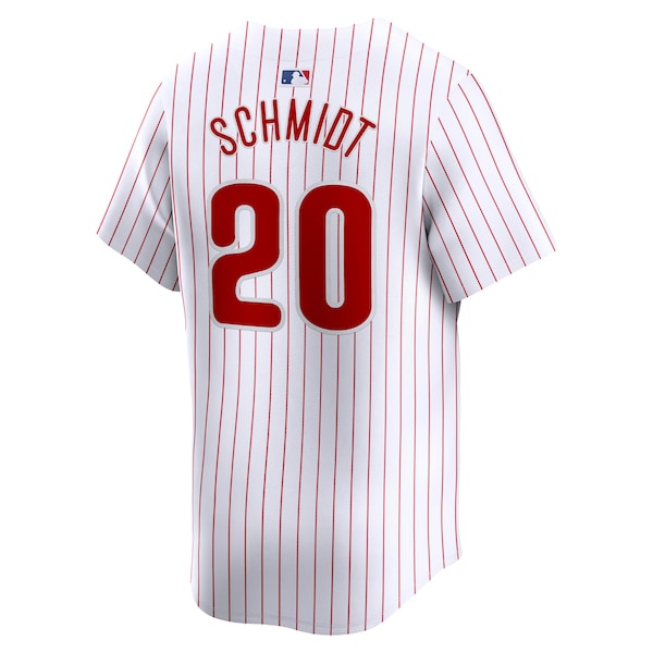 Mike Schmidt Philadelphia Phillies Nike Home Limited Player Jersey - White - Image 2