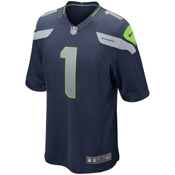 Warren Moon Seattle Seahawks Nike Game Retired Player Jersey - College Navy - Image 2