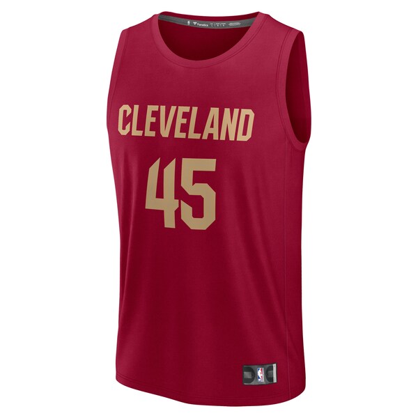 Donovan Mitchell Cleveland Cavaliers Fast Break Replica Player Jersey - Icon Edition - Wine - Image 2