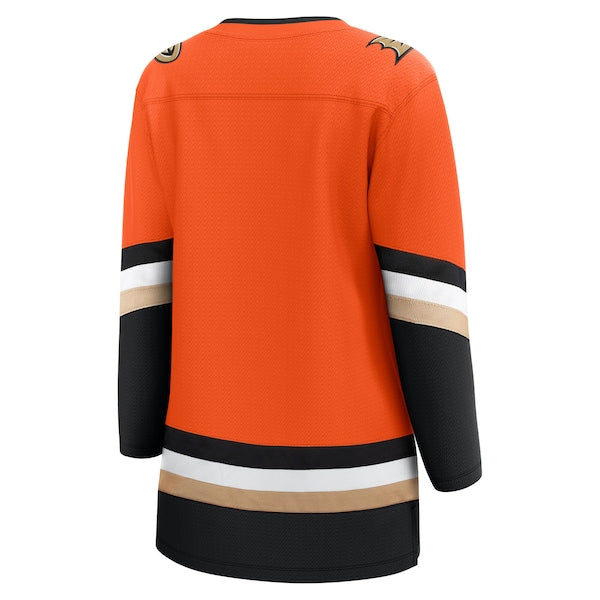 Anaheim Ducks Women's Home Breakaway Jersey - Orange - Image 3