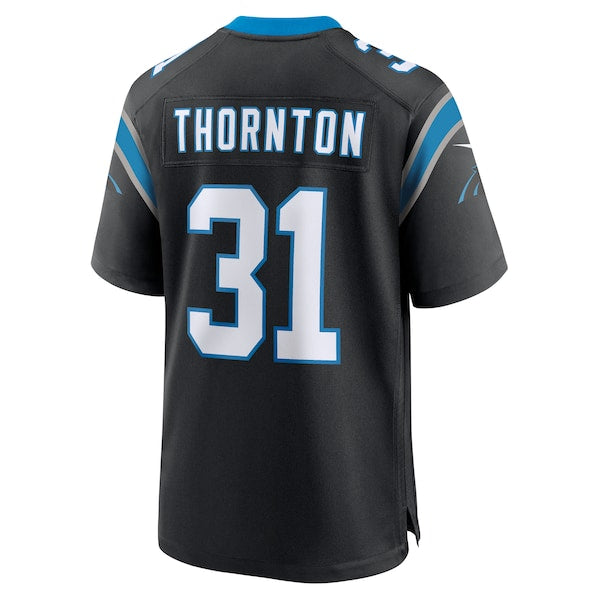 Corey Thornton Carolina Panthers Nike Team Game Jersey - Black - Image 3