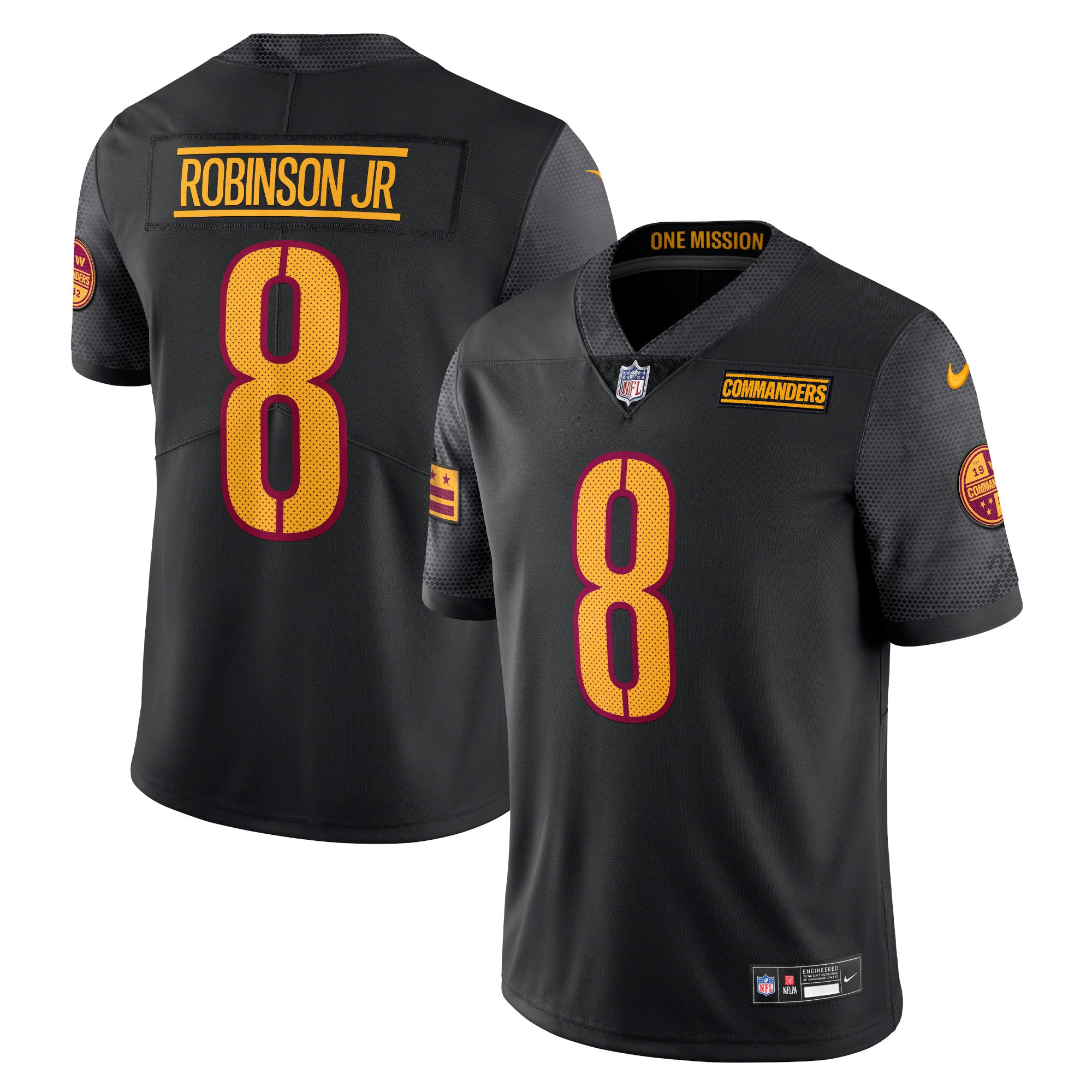 Brian Robinson Jr. Washington Commanders Nike Vapor Untouchable Limited Jersey - Burgundy/Black - Image 5