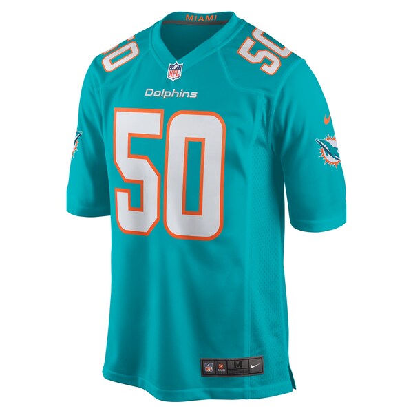Chase Winovich Miami Dolphins Nike Team Game Jersey - Aqua - Image 2