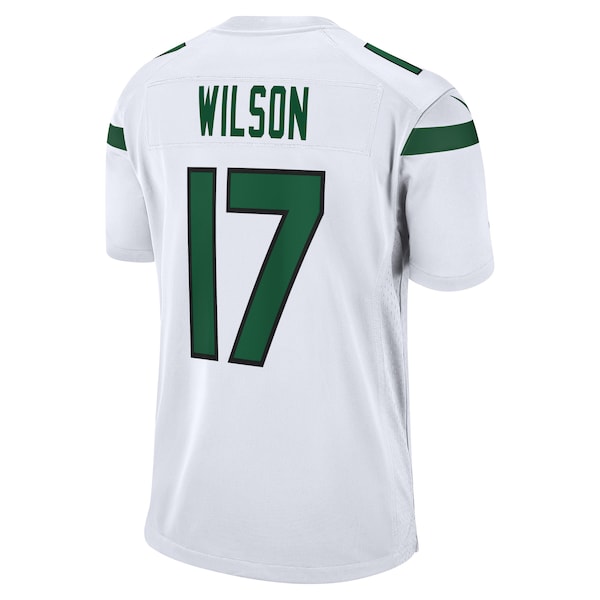 Garrett Wilson New York Jets Nike Game Player Jersey - White - Image 3
