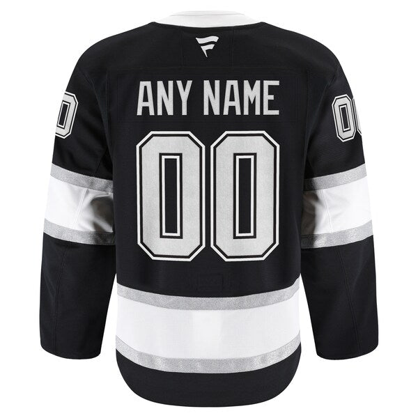 Los Angeles Kings Home Authentic Pro Custom Jersey - Black - Image 3