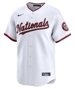 Alternative view of Josiah Gray Washington Nationals Nike Home Limited Player Jersey - White