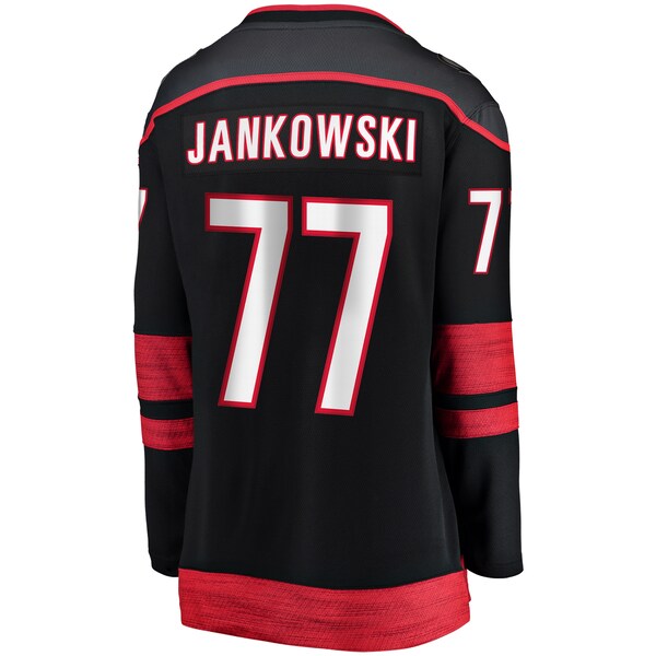 Mark Jankowski Carolina Hurricanes Women's Home Breakaway Player Jersey - Black - Image 3