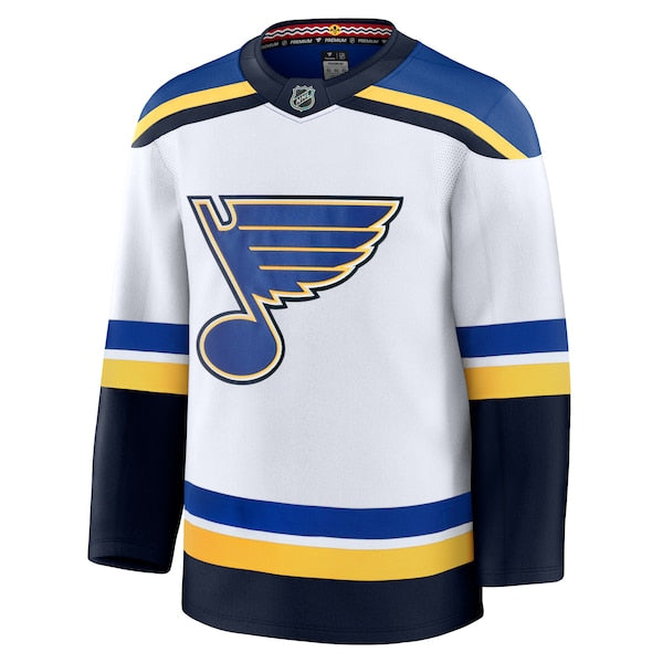St. Louis Blues Away Premium Jersey - White/Blue - Image 3