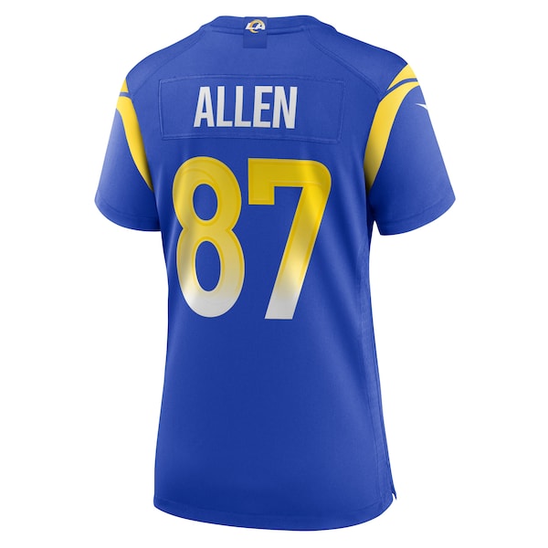 Davis Allen Los Angeles Rams Nike Women's Home Game Jersey - Royal - Image 3