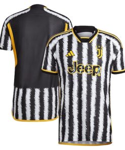 Juventus adidas 2023/24 Home Authentic Jersey - Black