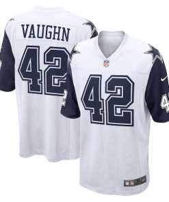 Alternative view of Deuce Vaughn Dallas Cowboys Nike Alternate Game Jersey - White/Navy