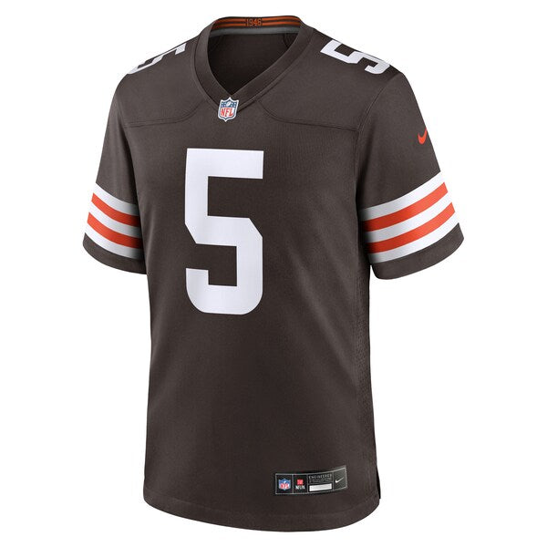 Rayshawn Jenkins Cleveland Browns Nike Team Game Jersey - Brown - Image 2