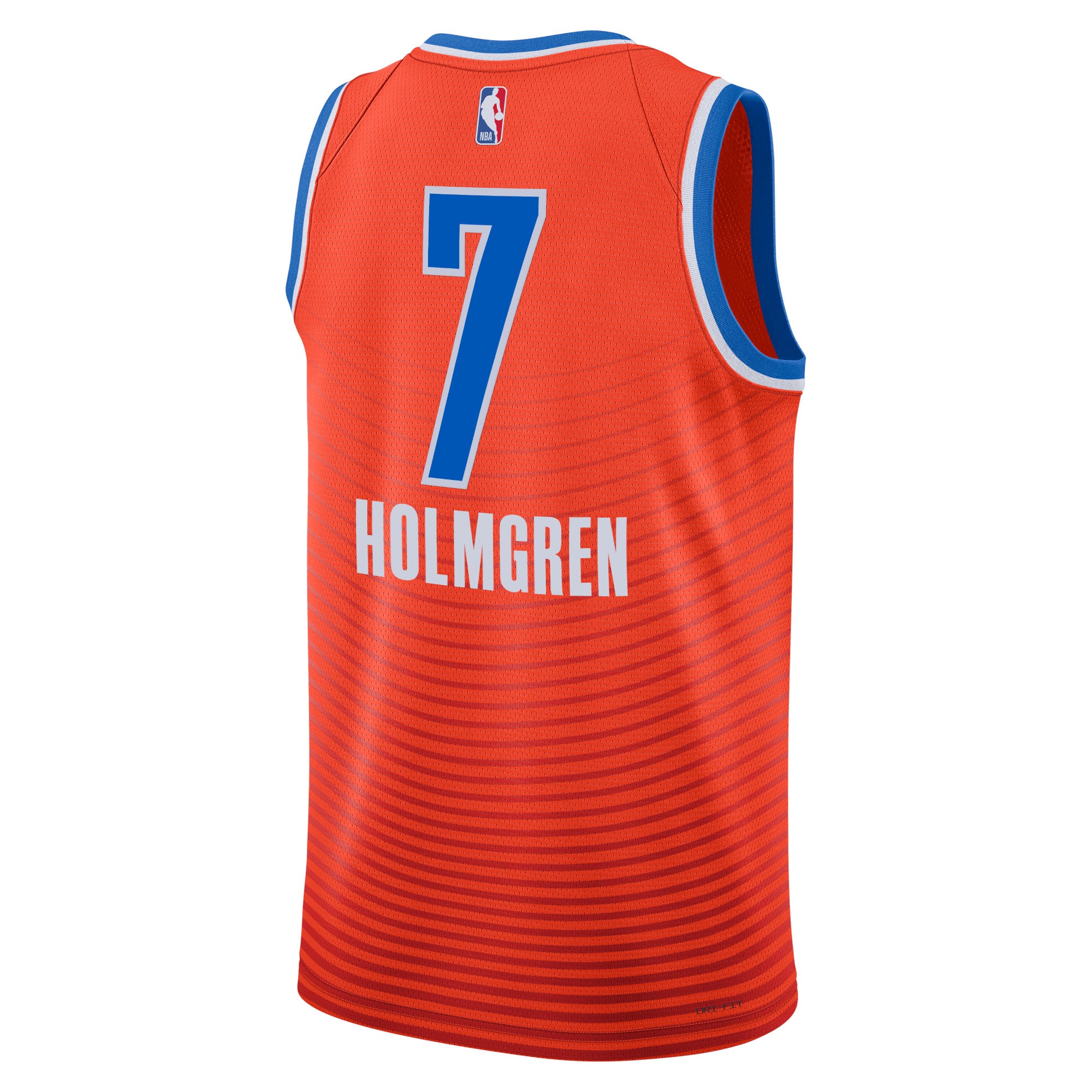 Chet Holmgren Oklahoma City Thunder Nike Swingman Jersey - City Edition - Orange - Image 3