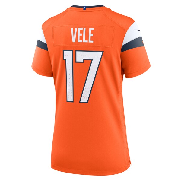 Devaughn Vele Denver Broncos Nike Women's Team Game Jersey - Orange - Image 4