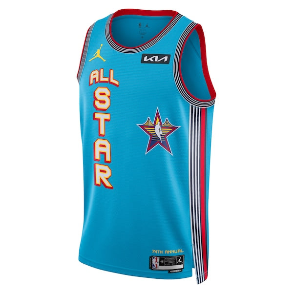 Jaylen Brown Nike Unisex 2025 NBA All-Star Game Swingman Player Jersey - Light Blue - Image 2
