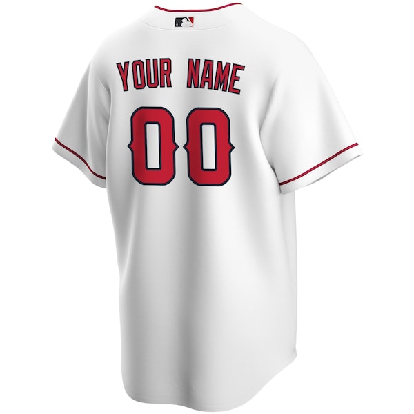Los Angeles Angels Nike Home Replica Custom Jersey - White - Image 3