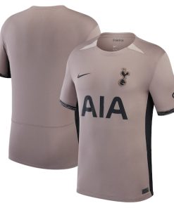Tottenham Hotspur Nike Youth 2023/24 Third Stadium Replica Jersey?¨C Tan