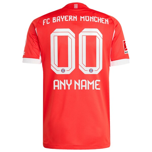 Bayern Munich adidas 2025/26 Home Authentic Custom Jersey - Red - Image 3
