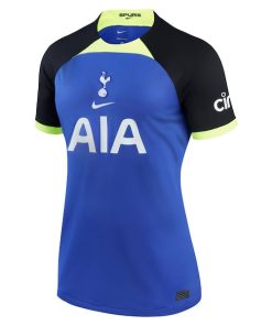 Alternative view of Harry Kane Tottenham Hotspur Nike Women's 2022/23 Away Breathe Stadium Replica Player Jersey - Blue