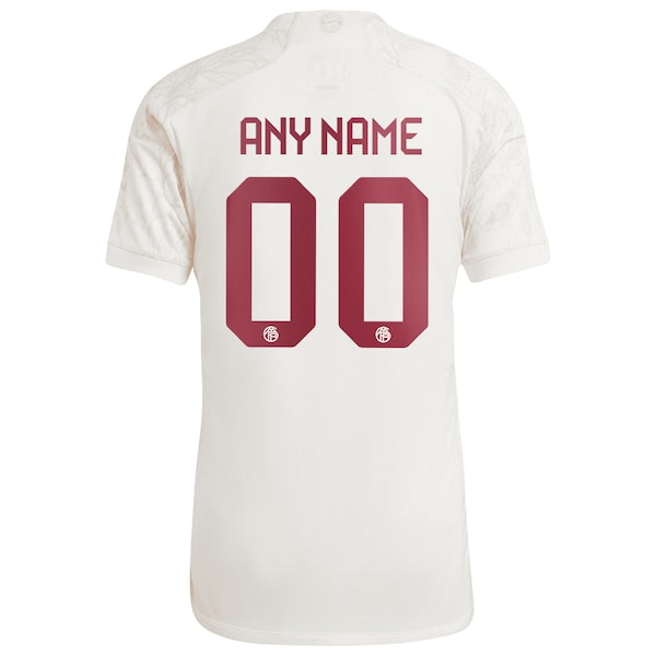 Bayern Munich adidas 2023/24 Third Custom Replica Jersey - White - Image 3
