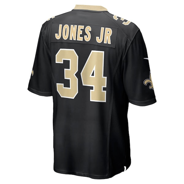 Tony Jones Jr. New Orleans Saints Nike Player Game Jersey - Black - Image 3