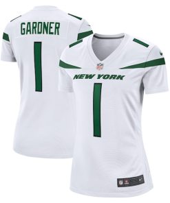 Ahmad Sauce Gardner New York Jets Nike Women's Player Jersey - White/Green