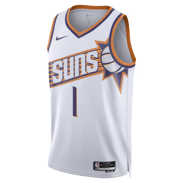Devin Booker Phoenix Suns Nike Unisex Swingman Jersey - Association Edition - White - Image 2