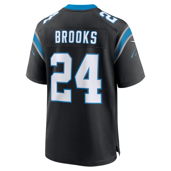 Jonathon Brooks Carolina Panthers Nike Game Jersey - Black - Image 4