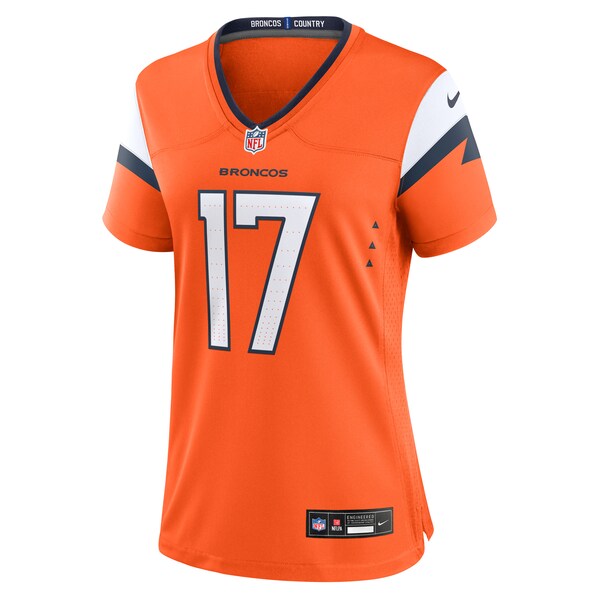 Devaughn Vele Denver Broncos Nike Women's Team Game Jersey - Orange - Image 3