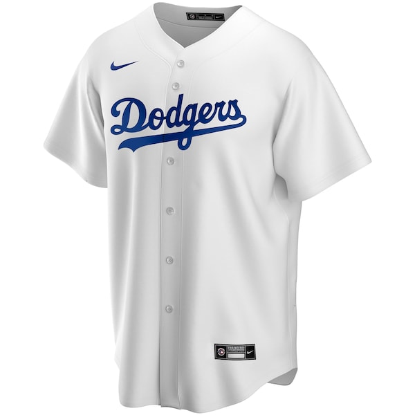 Los Angeles Dodgers Nike Youth Home Replica Custom Jersey - White - Image 2