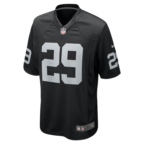 Christopher Smith II Las Vegas Raiders Nike Team Game Jersey - Black - Image 2