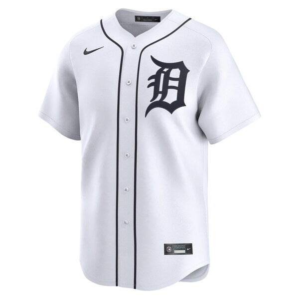 Detroit Tigers Nike Home Limited Custom Jersey - White - Image 2