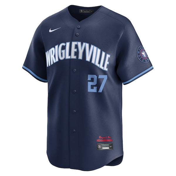 Seiya Suzuki Chicago Cubs Nike City Connect Limited Player Jersey - Navy - Image 2