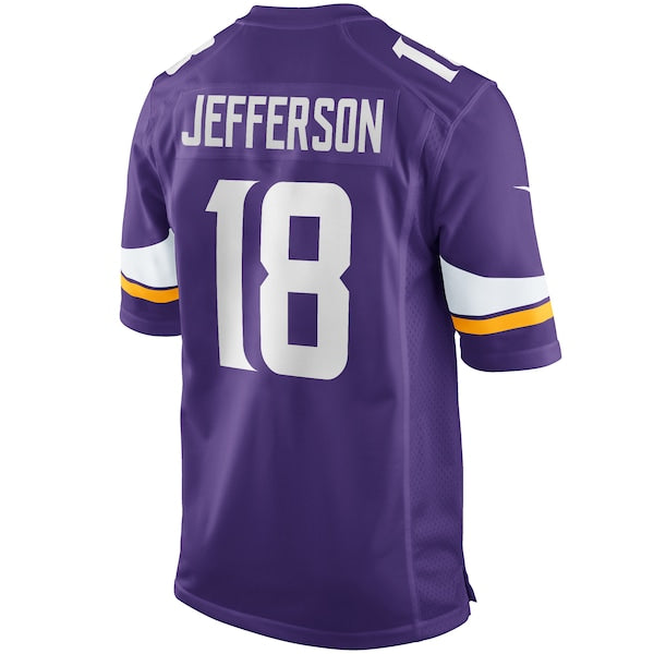 Justin Jefferson Minnesota Vikings Nike Player Game Jersey - Purple - Image 3